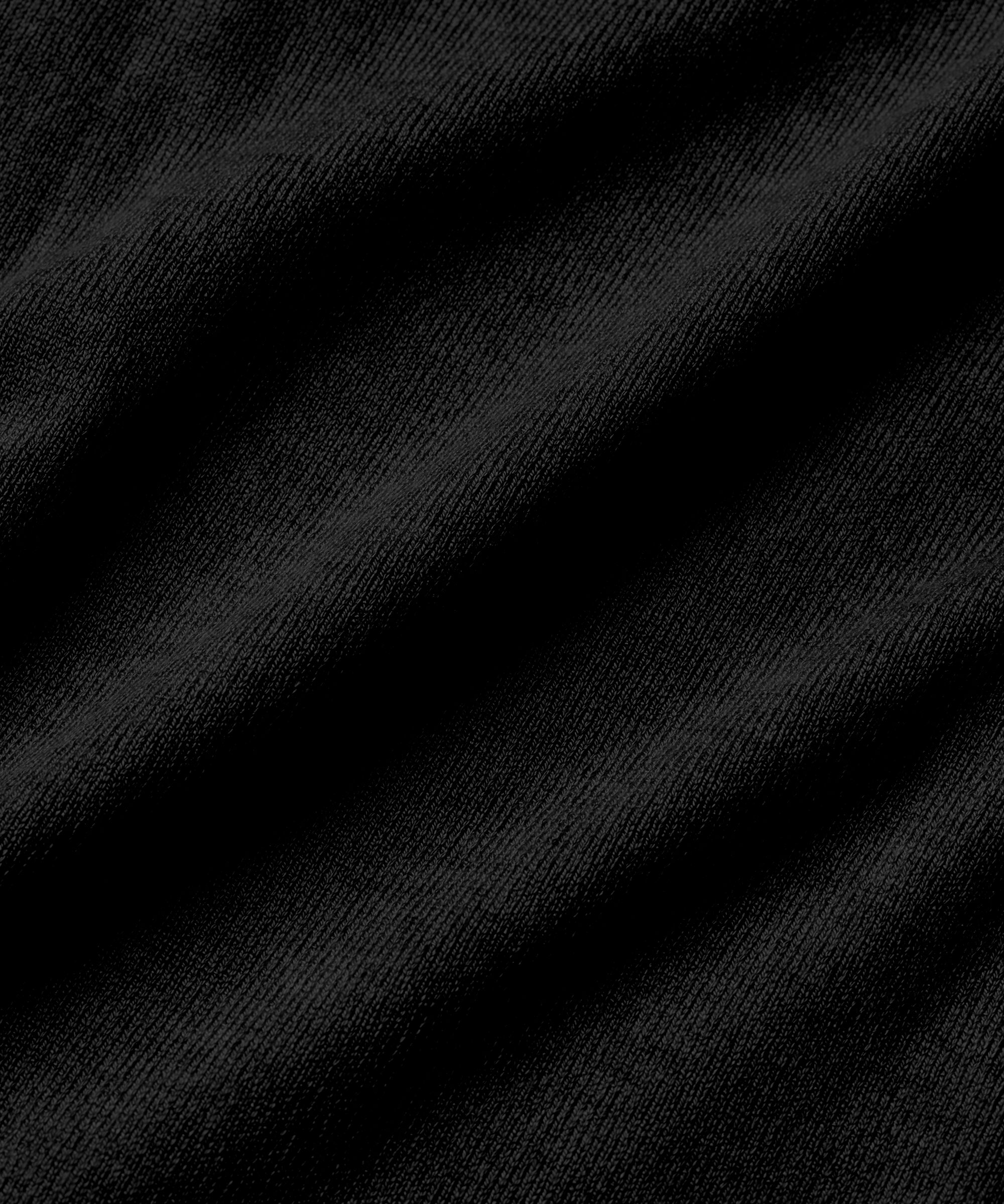 robe en maille douce avec fentes latérales, Black