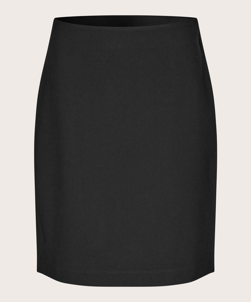 jupe courte en jersey stretch, Black