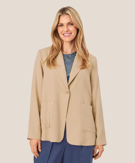 blazer avec élastique au dos, Safari