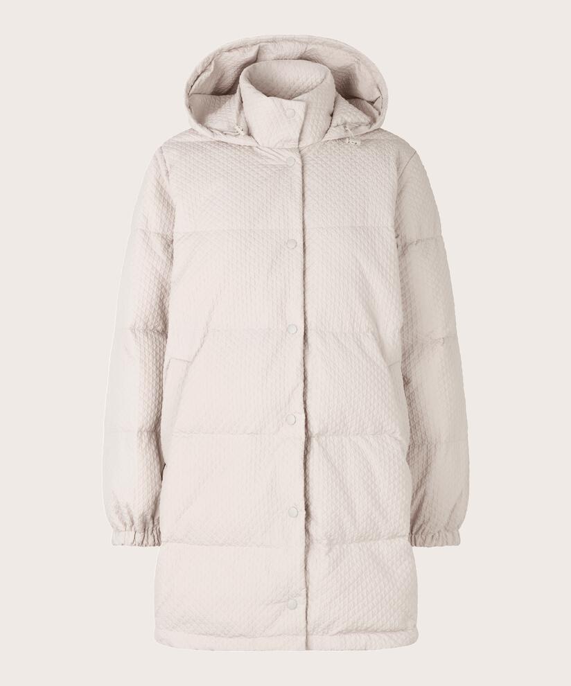 manteau en duvet avec structure gaufrée, Purmice stone
