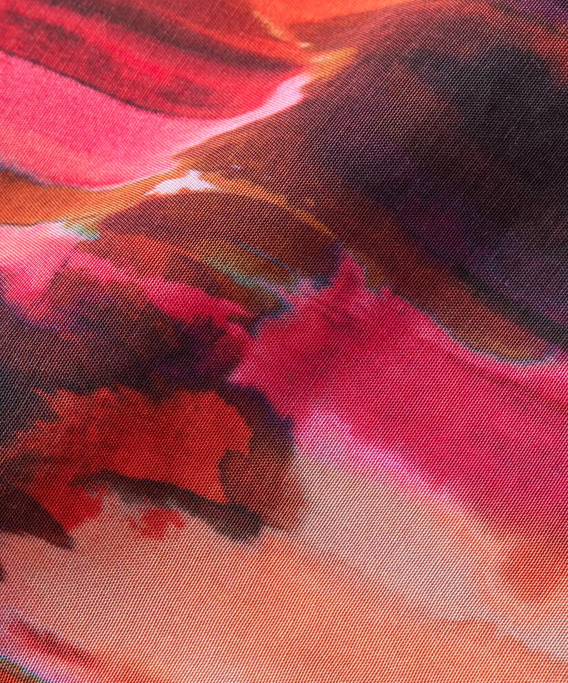 Écharpe en viscose imprimée, Sun Tomato