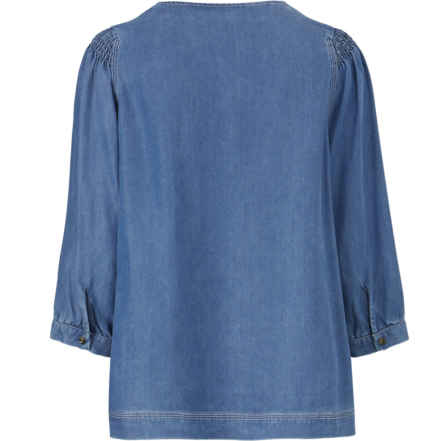 DEIRA TOP, Blue Denim