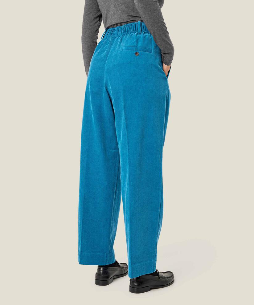 pantalon en velours côtelé avec poches fendues, Celestial
