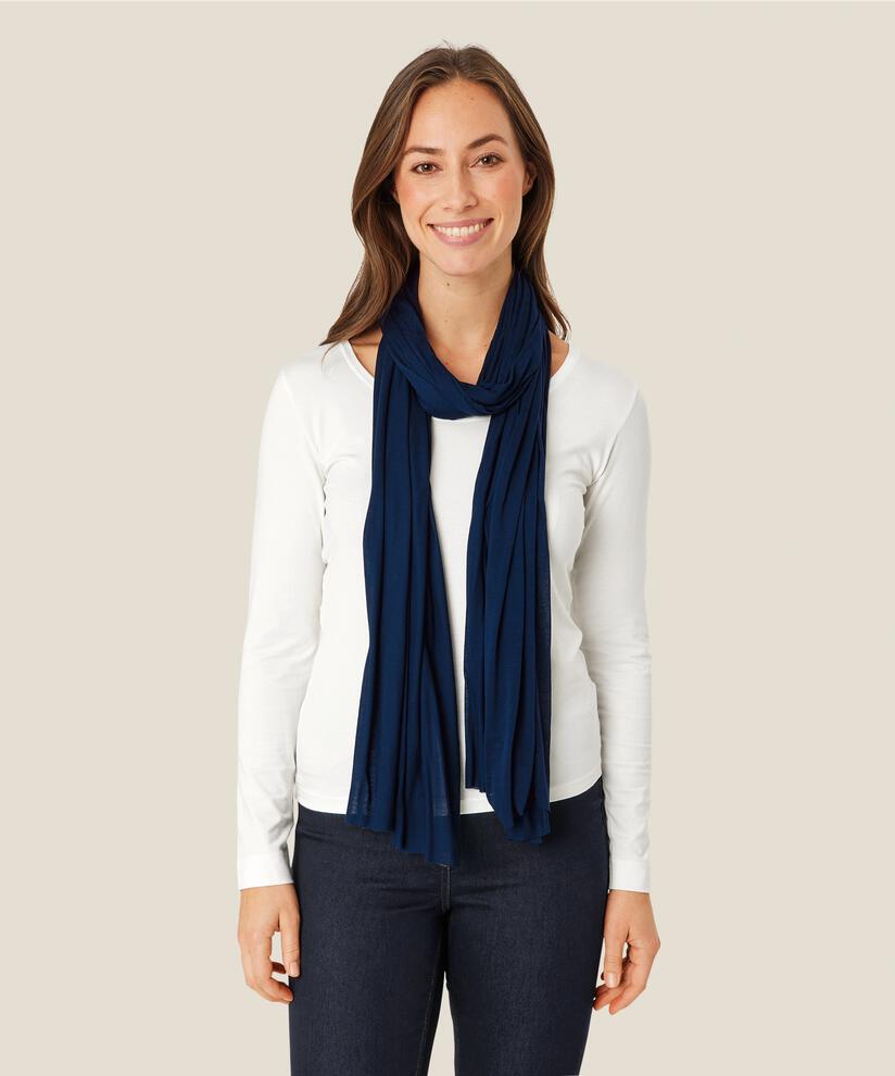 Écharpe En Modal, Navy