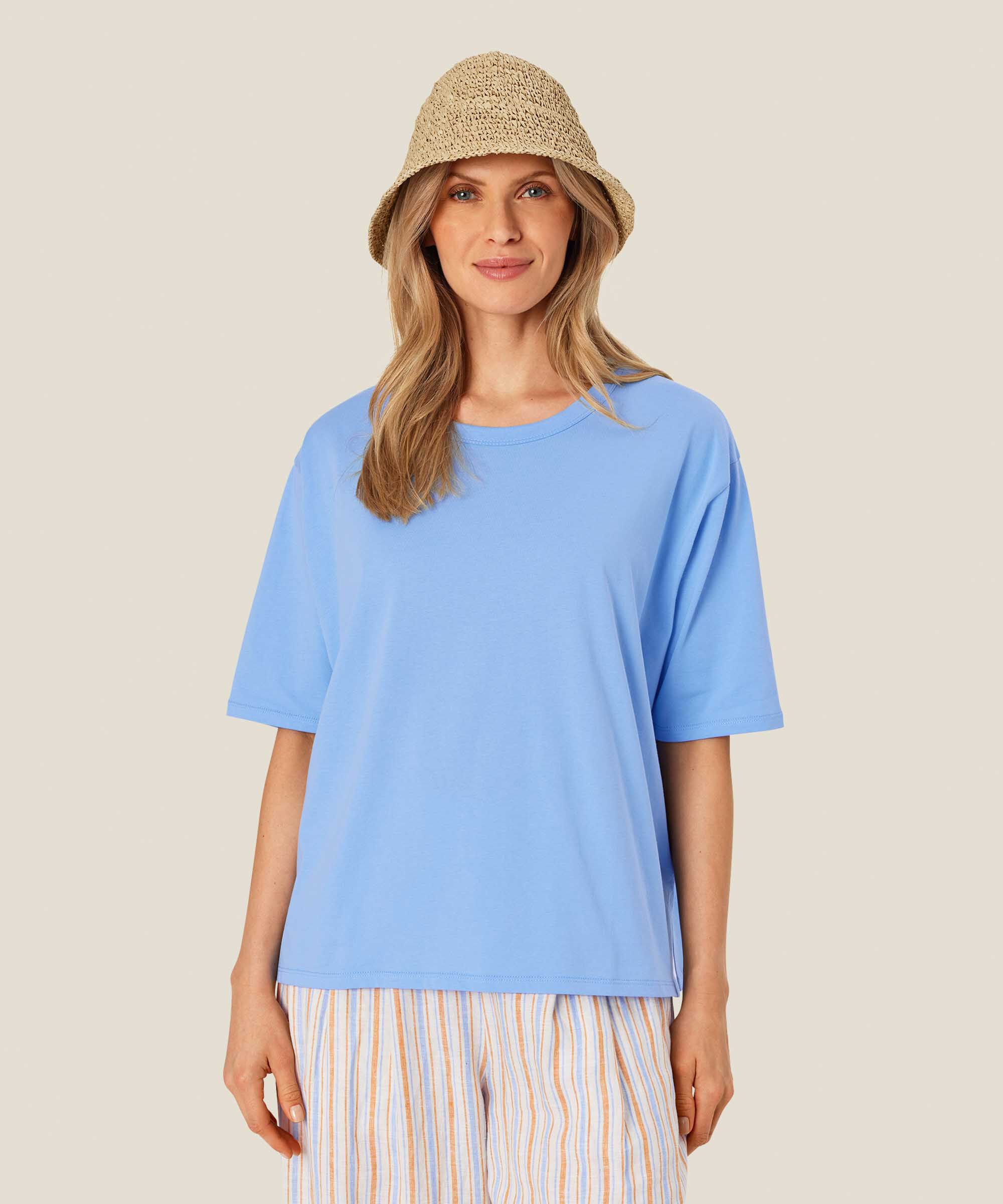 chapeau de paille à bord, Natural