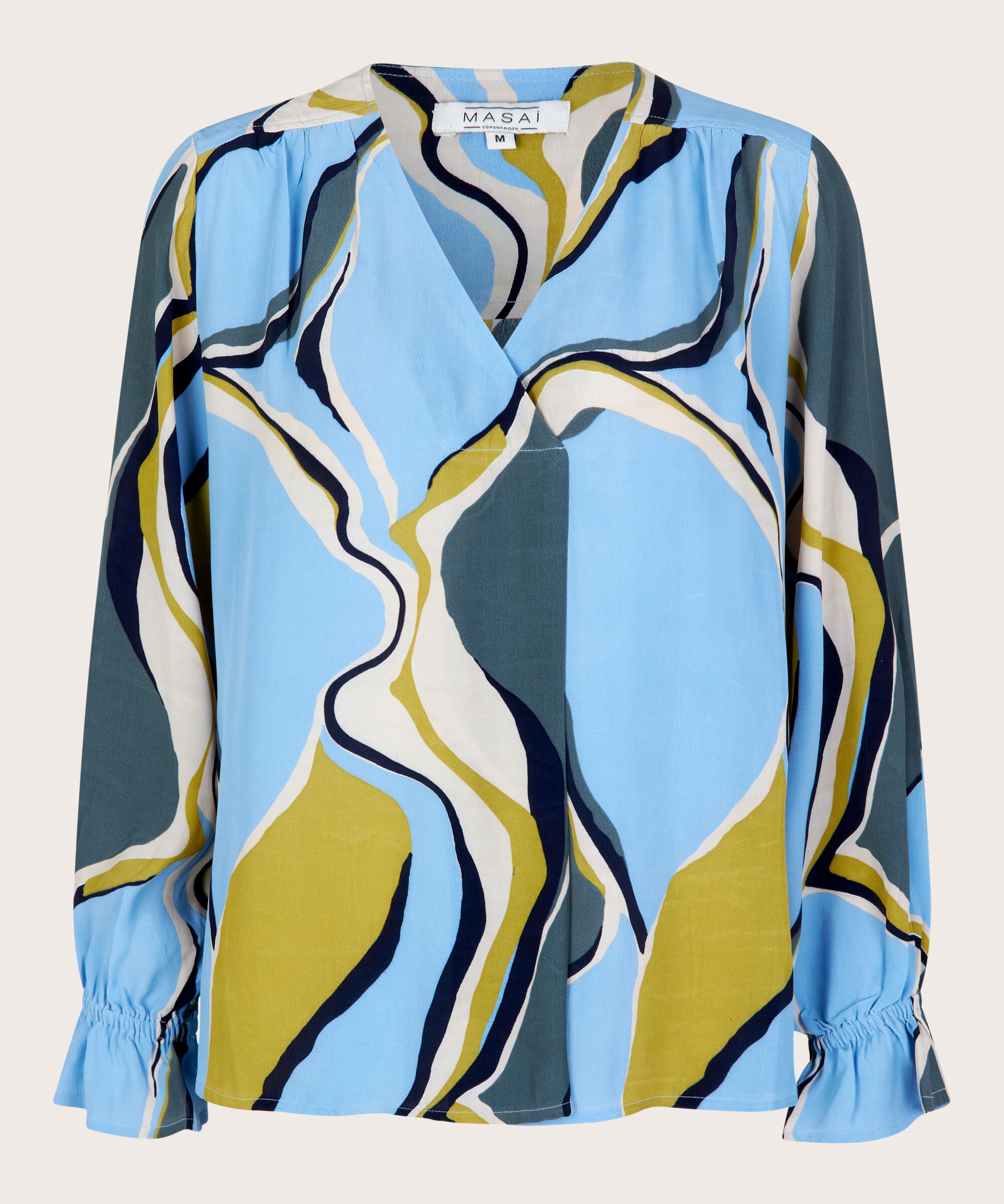 blouse en viscose à col v, Oasis