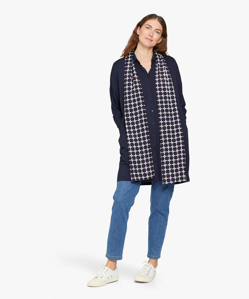 ALONG SCARF, Navy