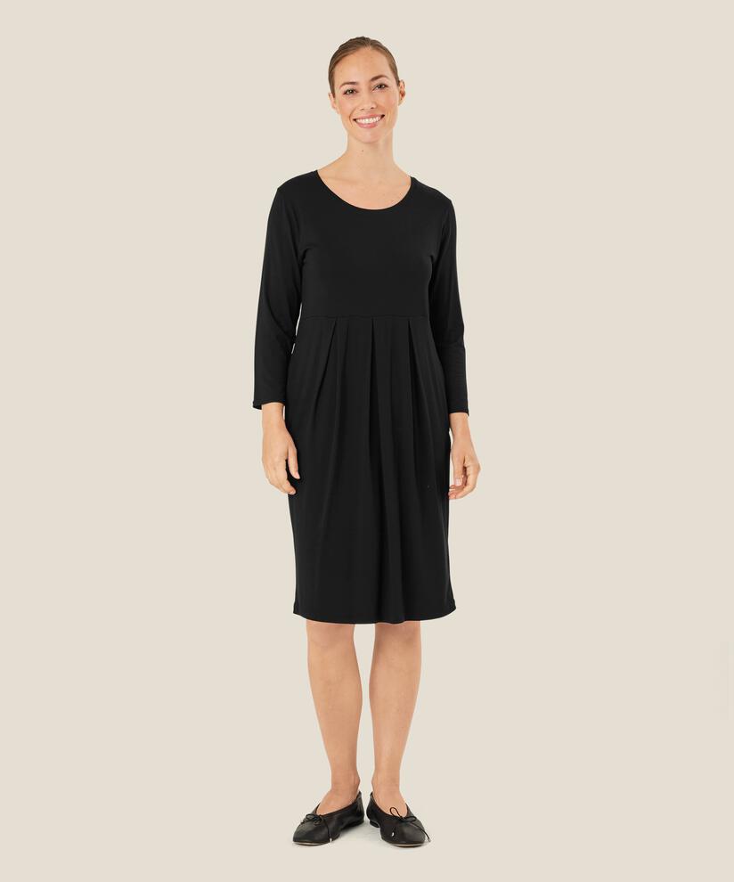 robe tulipe en jersey , Black