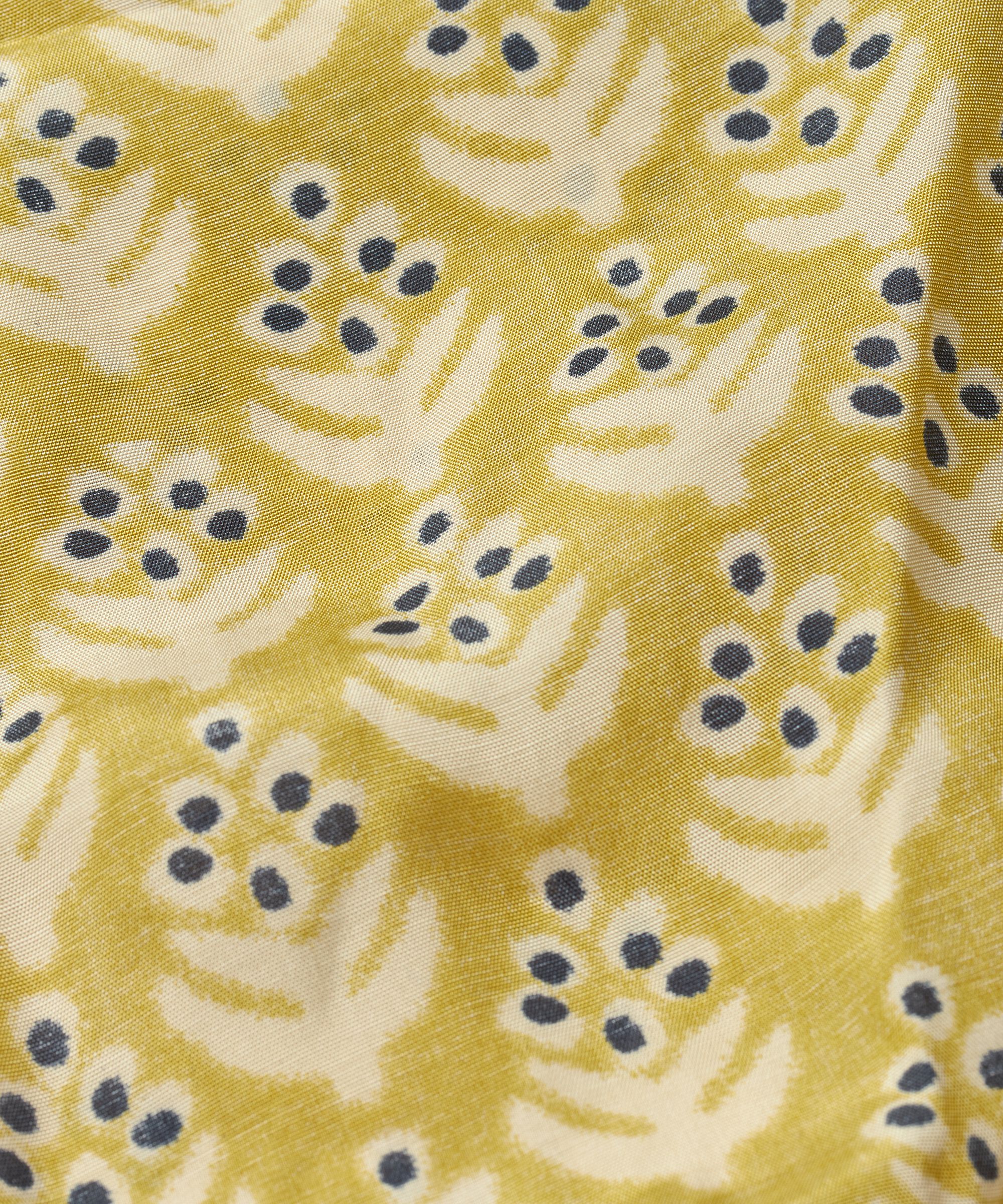 Écharpe En Viscose Imprimée, Burnish Gold