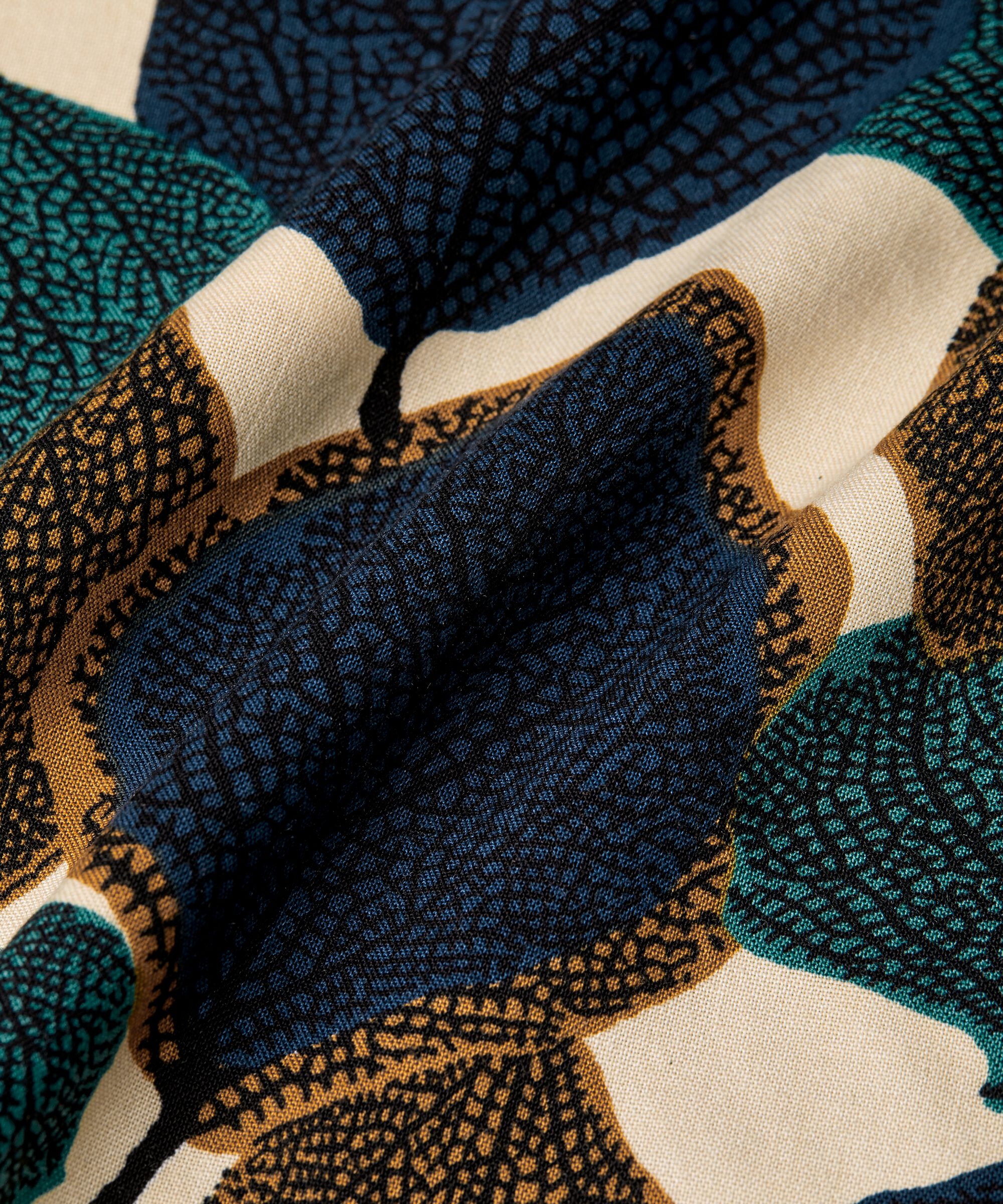 Blouse En Viscose Imprimée À Col V, Chipmunk