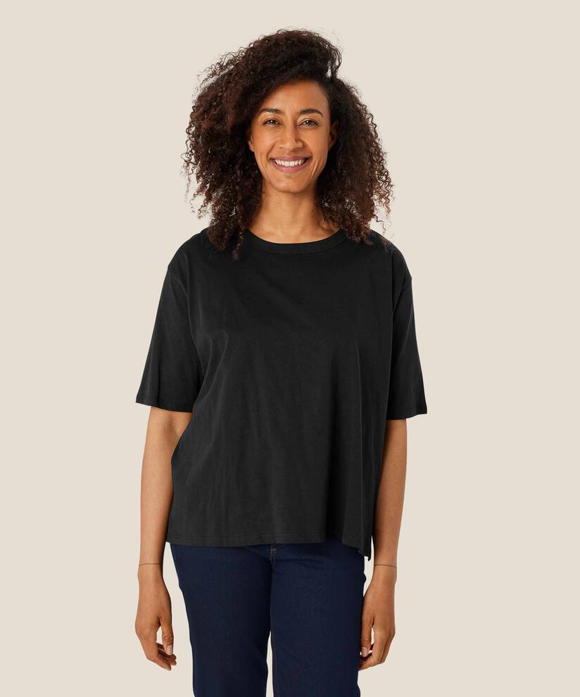 T-shirt À Col Rond, Black