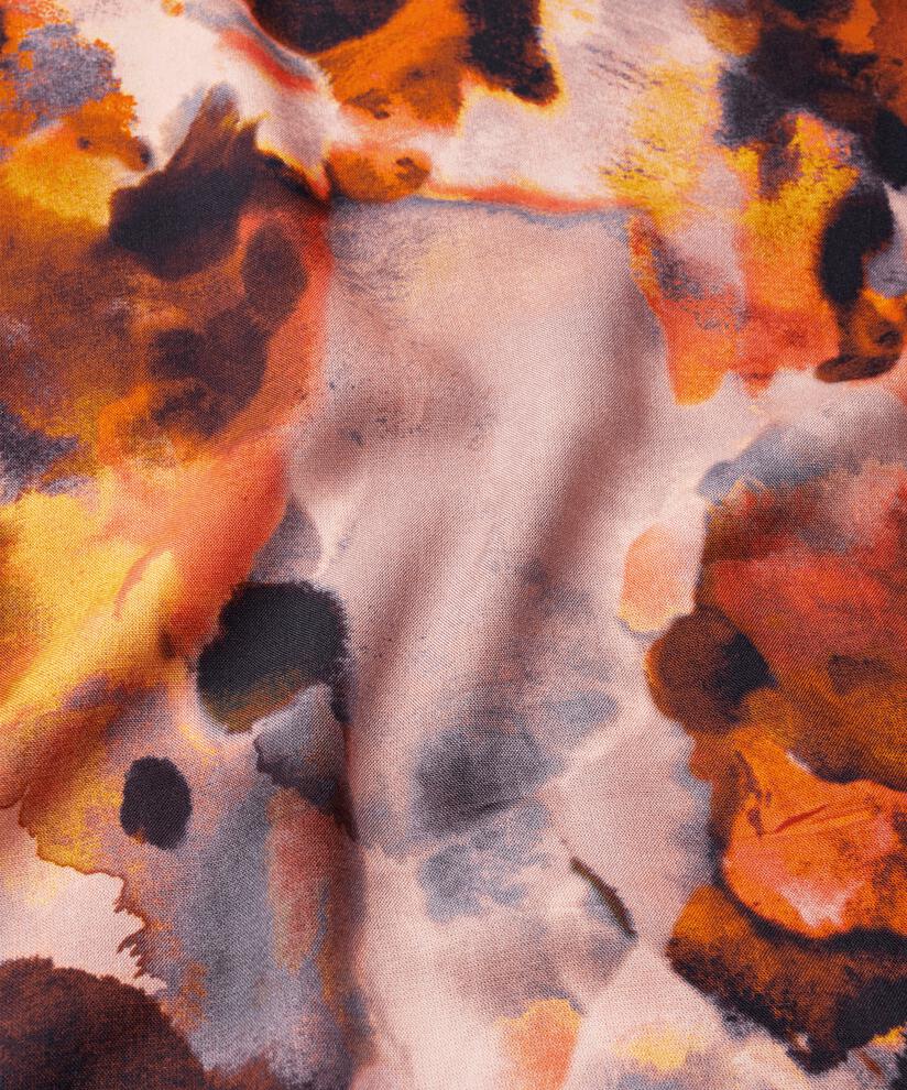 Blouse viscose manches 1/2, Spicy Orange
