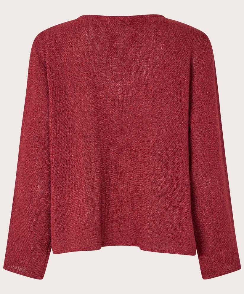 Veste Courte En Bouclé, Tawny Port