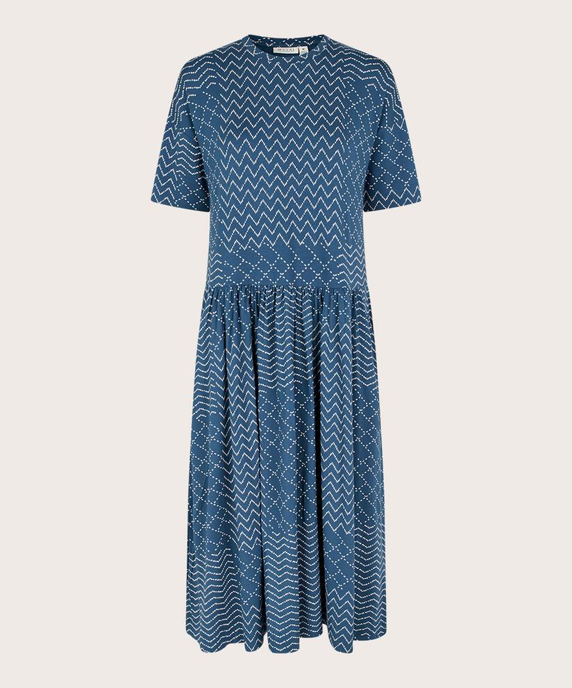 robe en jersey imprimé à manches courtes, Sargasso Sea