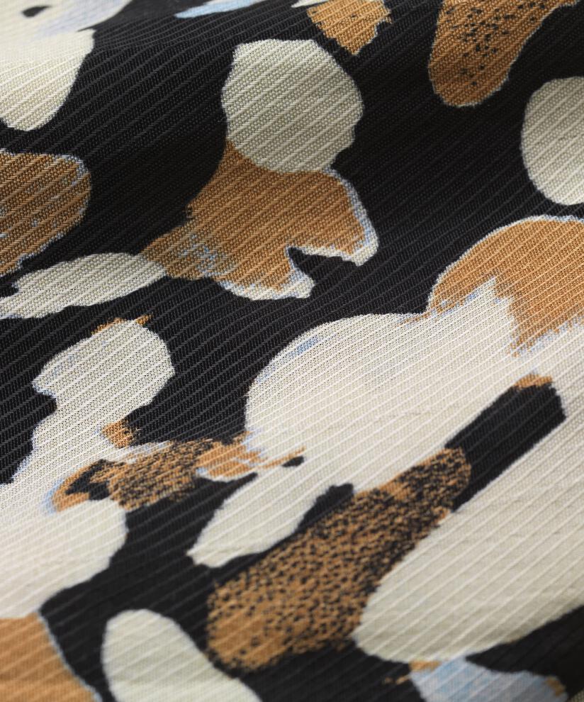 Robe Chemise À Motif En Viscose, Chipmunk