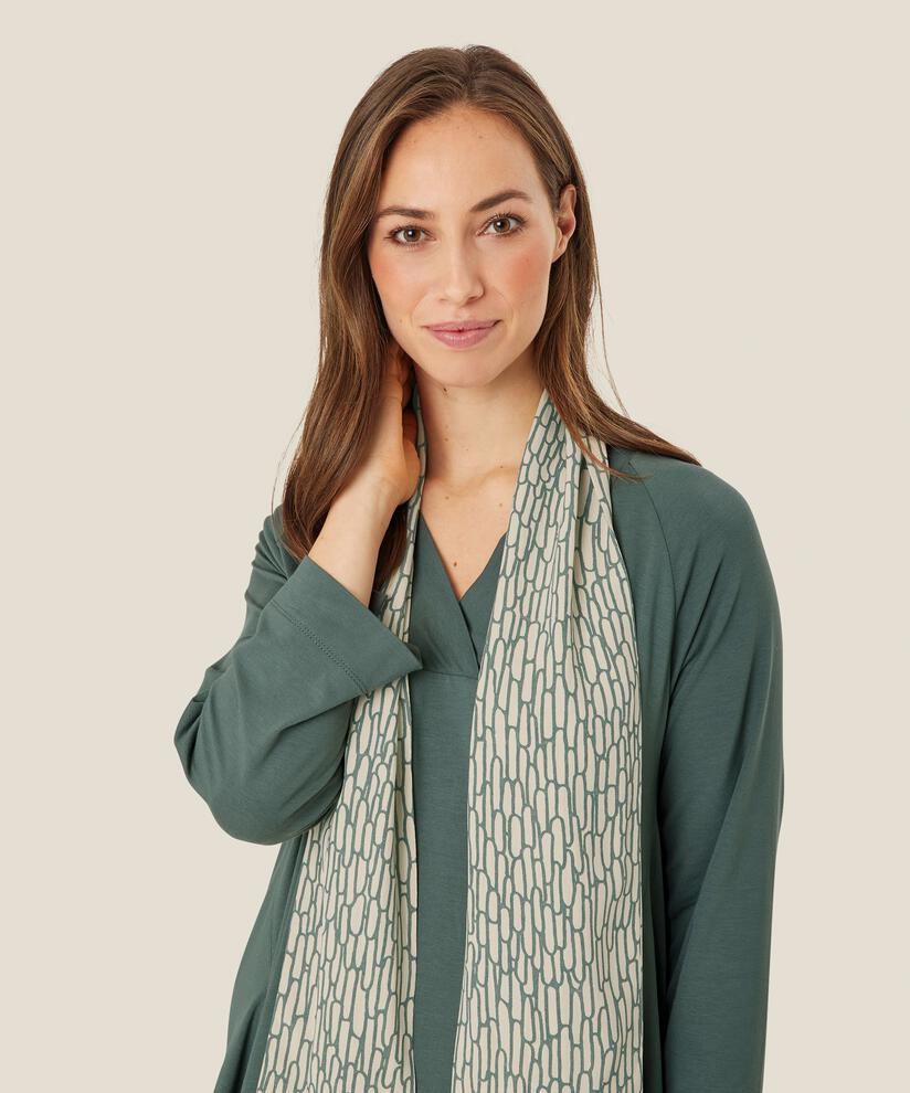 Foulard en Viscose, Balsam Green