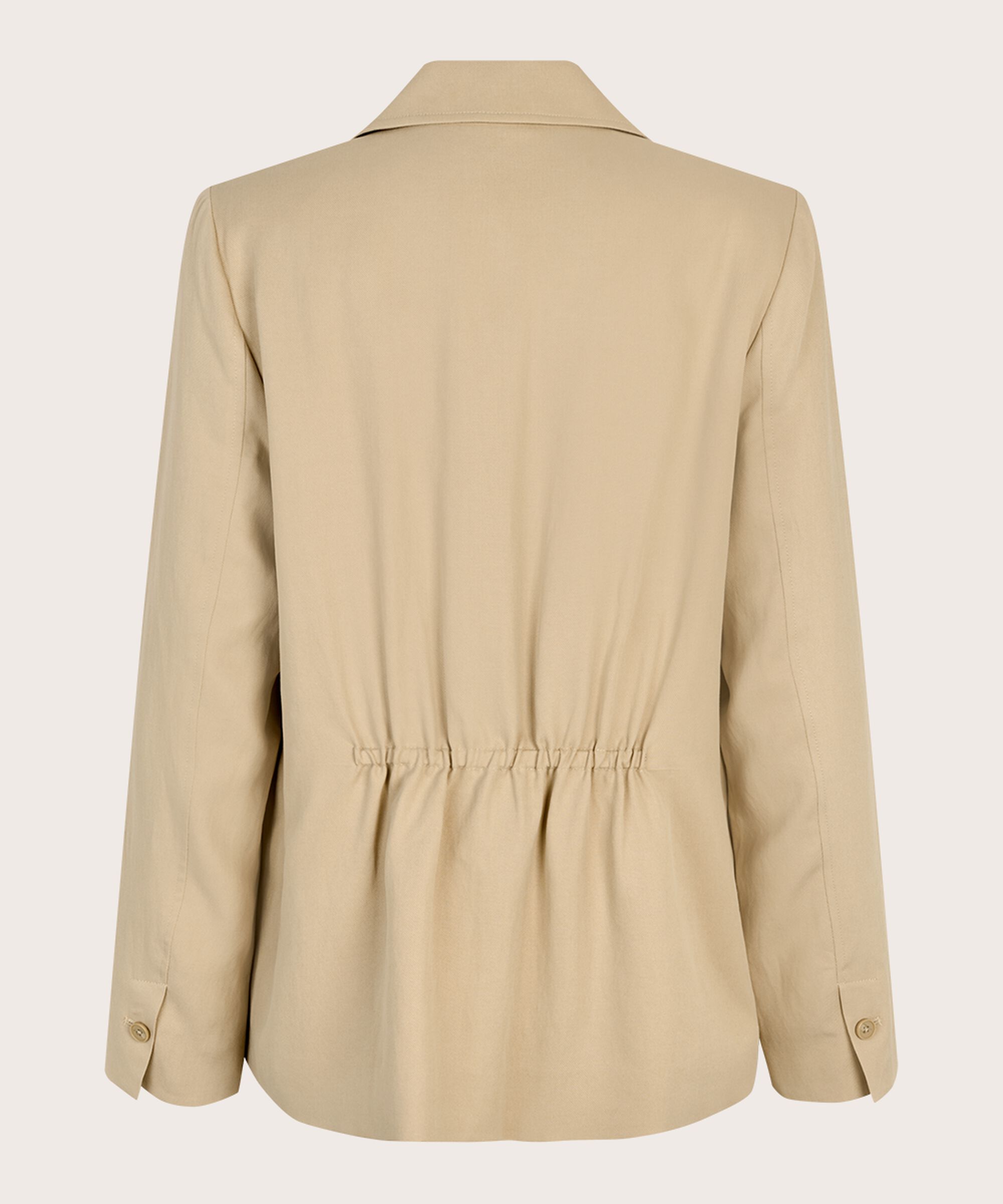 blazer avec élastique au dos, Safari