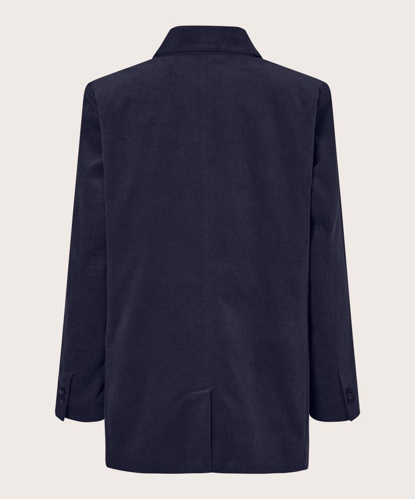 blazer classique en velours, Navy Blazer