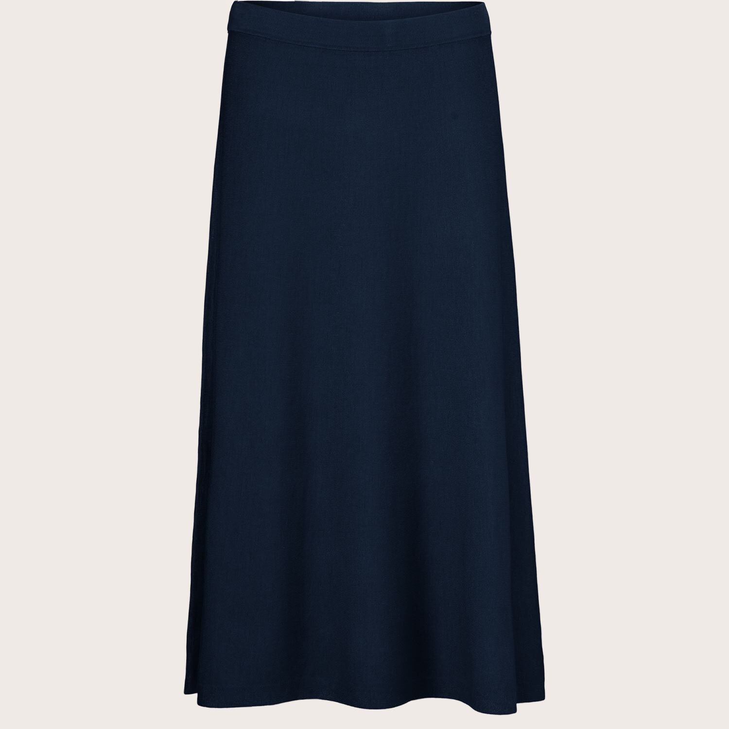jupe en maille &agrave; taille &eacute;lastique, Navy