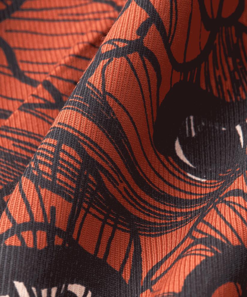 robe fleurie en viscose avec détails en dentelle, Picante