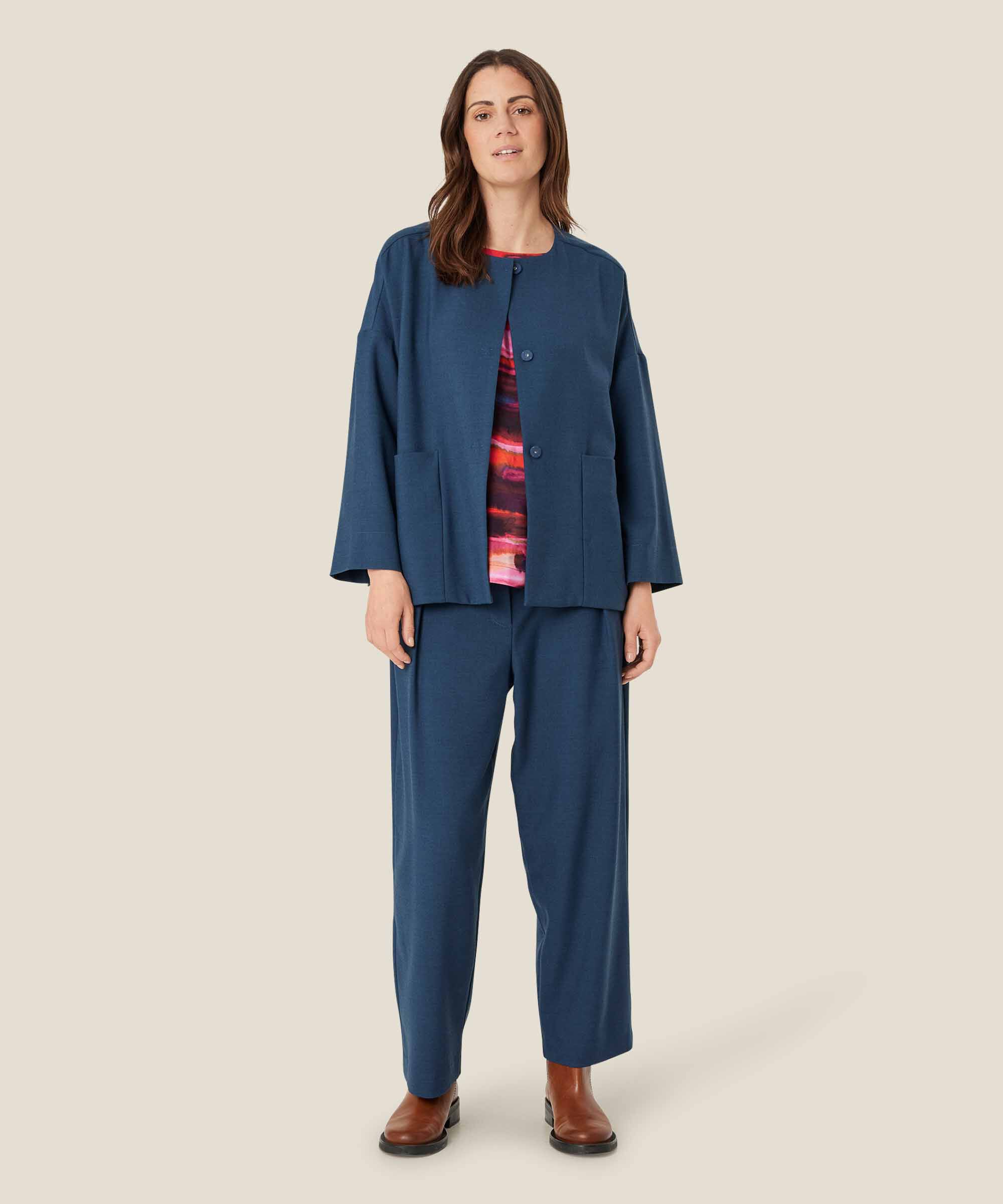 veste avec poches et boutons cachés, Moonlit Ocean