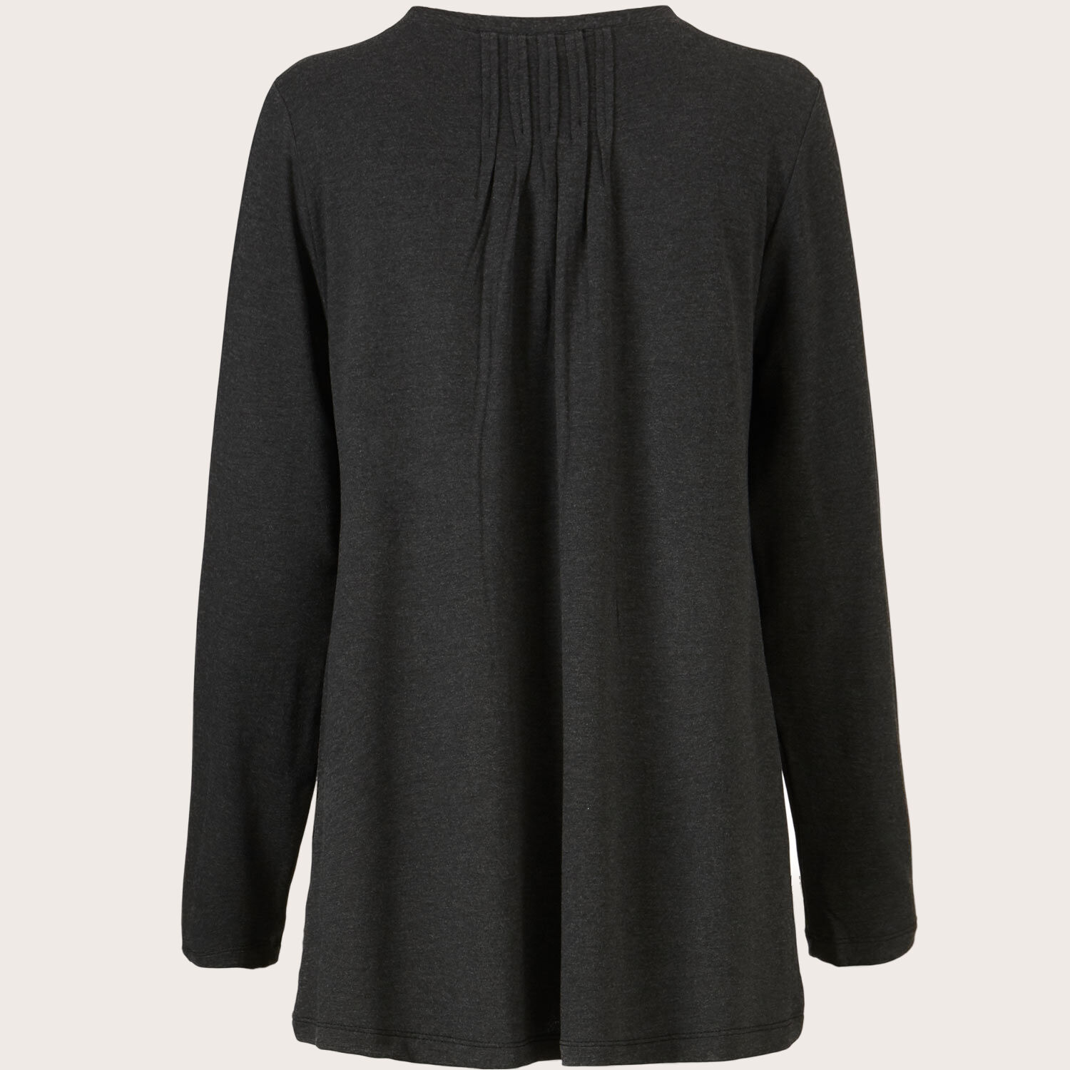 top en jersey avec plis dans le dos, D. Grey mel.