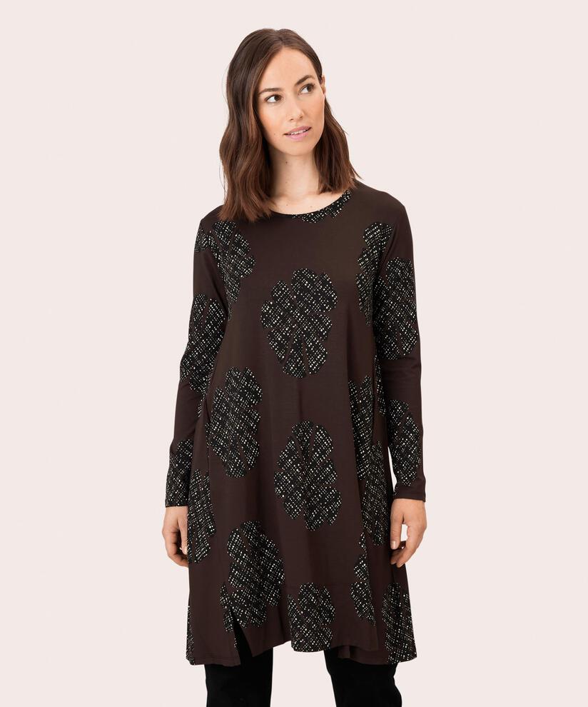 Guella JERSEY Tunic, Coffee Bean