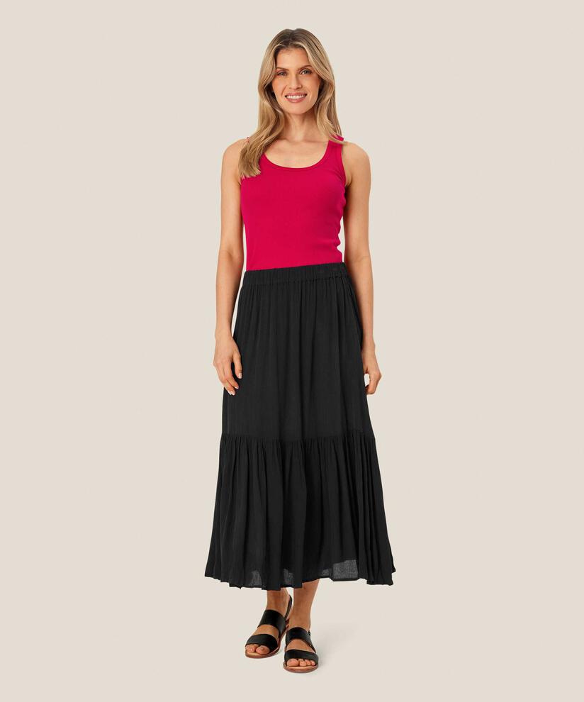 débardeur en coton côtelé, Persian Red