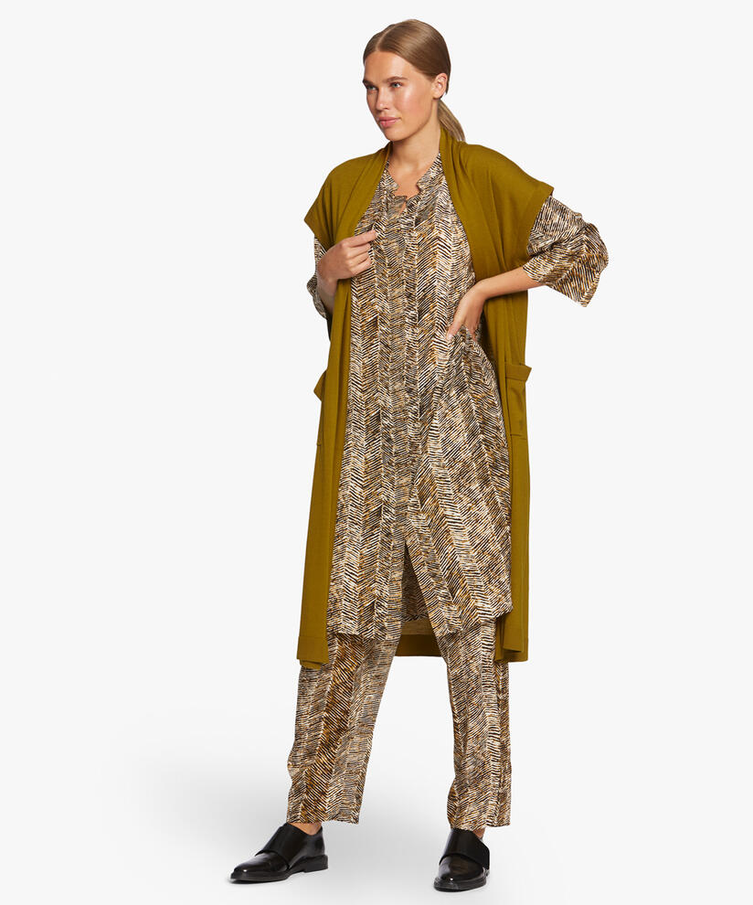 NIMES SHIRT DRESS, Tapenade