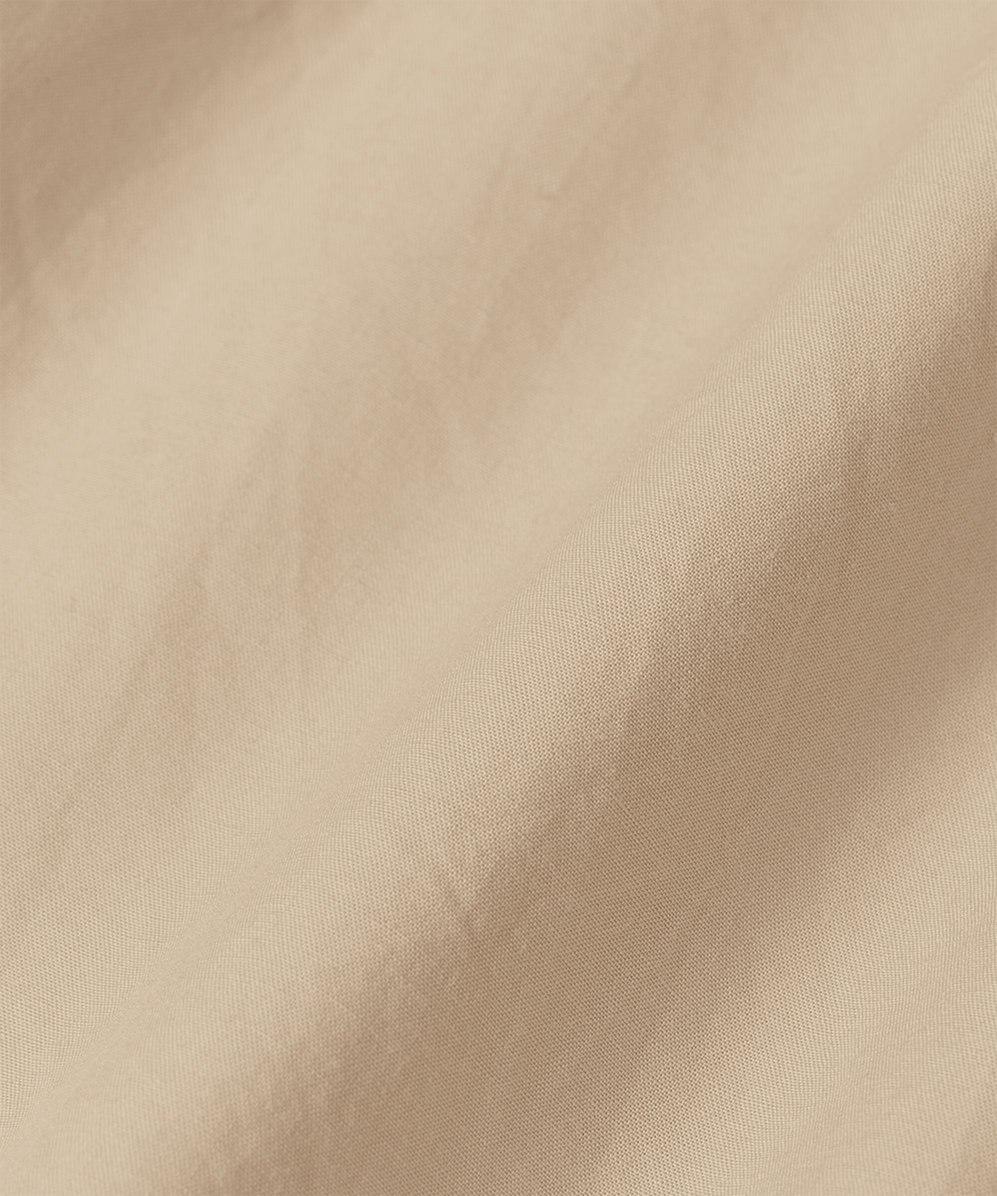 Chemise Classique En Coton À Bords Arrondis, Plaza Taupe