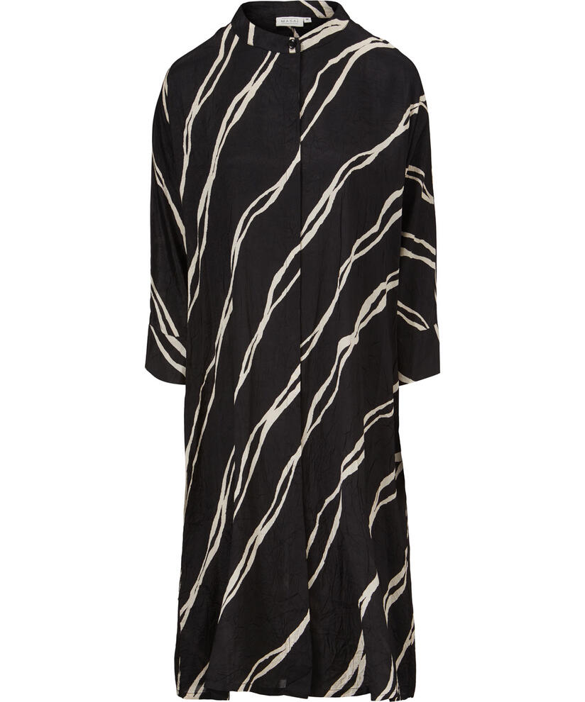 IOSETTA SHIRT DRESS, Black