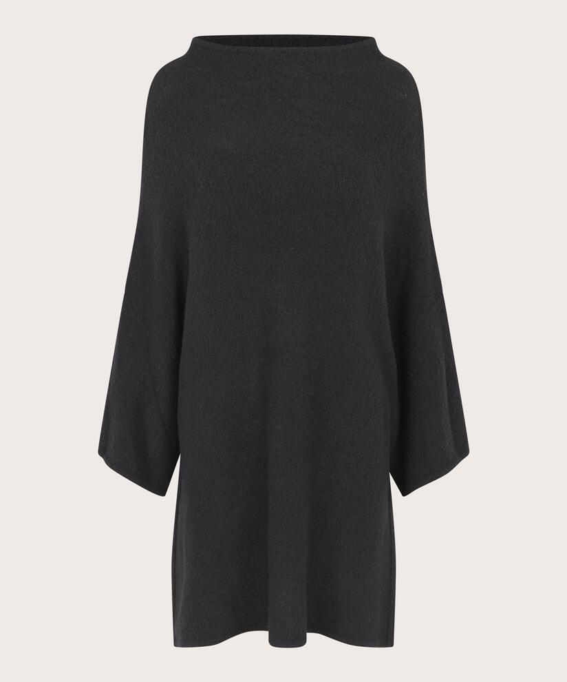 pull tricoté à manches larges, Black