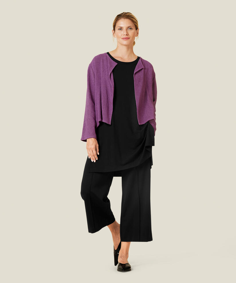 GIOVANA JERSEY TUNIC, Black