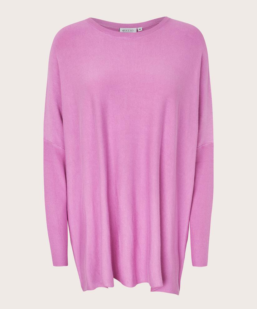 Pull Oversize À Manches Étroites, Opera Mauve