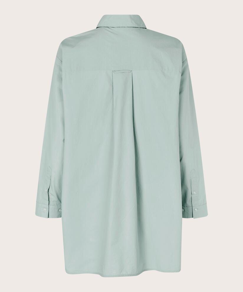 Chemise Classique En Coton À Bords Arrondis, Ether