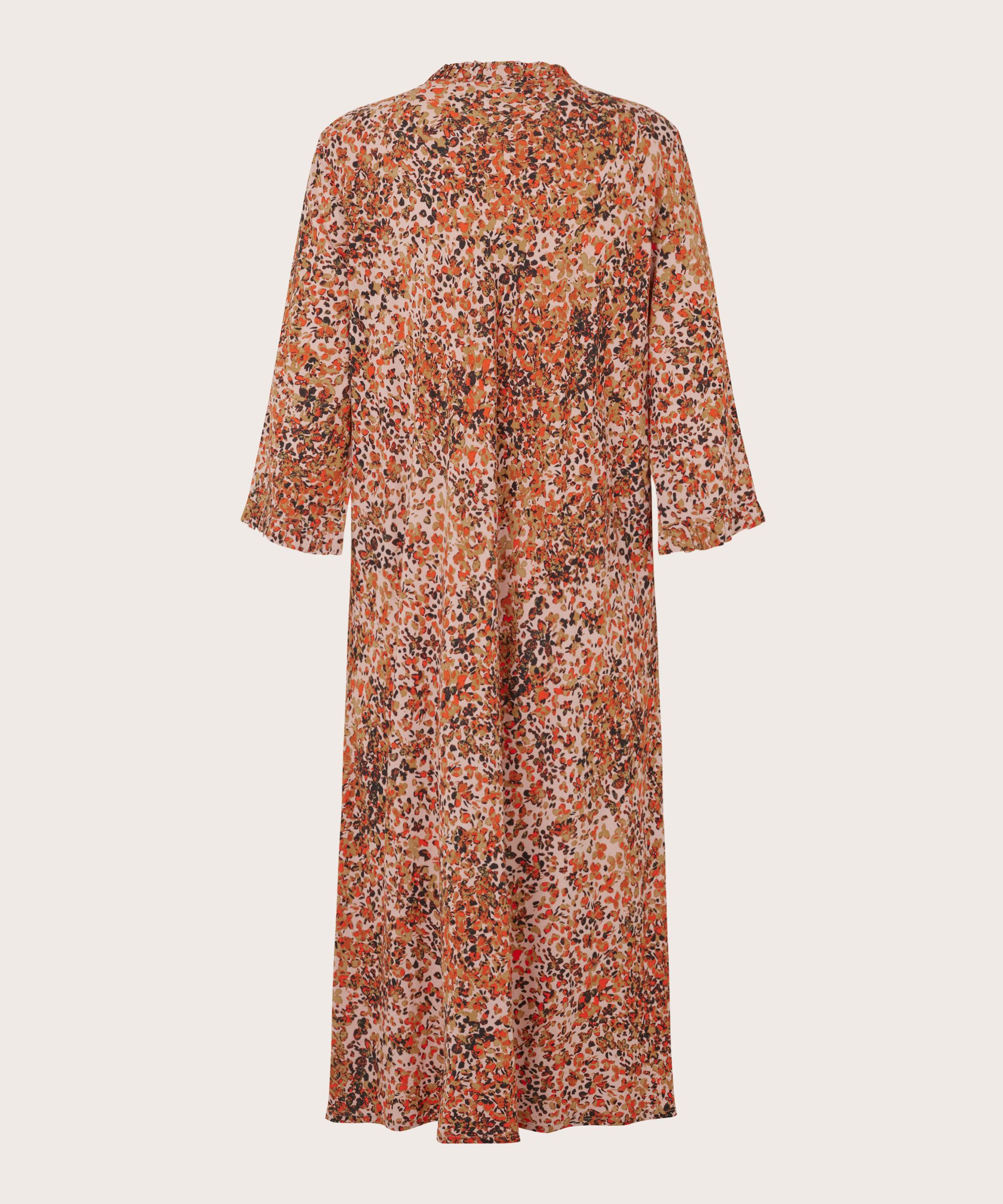 robe viscose détails volants, Misty Rose
