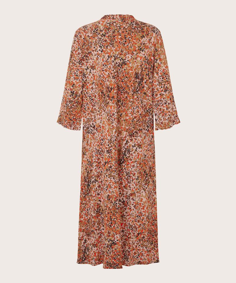 robe viscose détails volants, Misty Rose