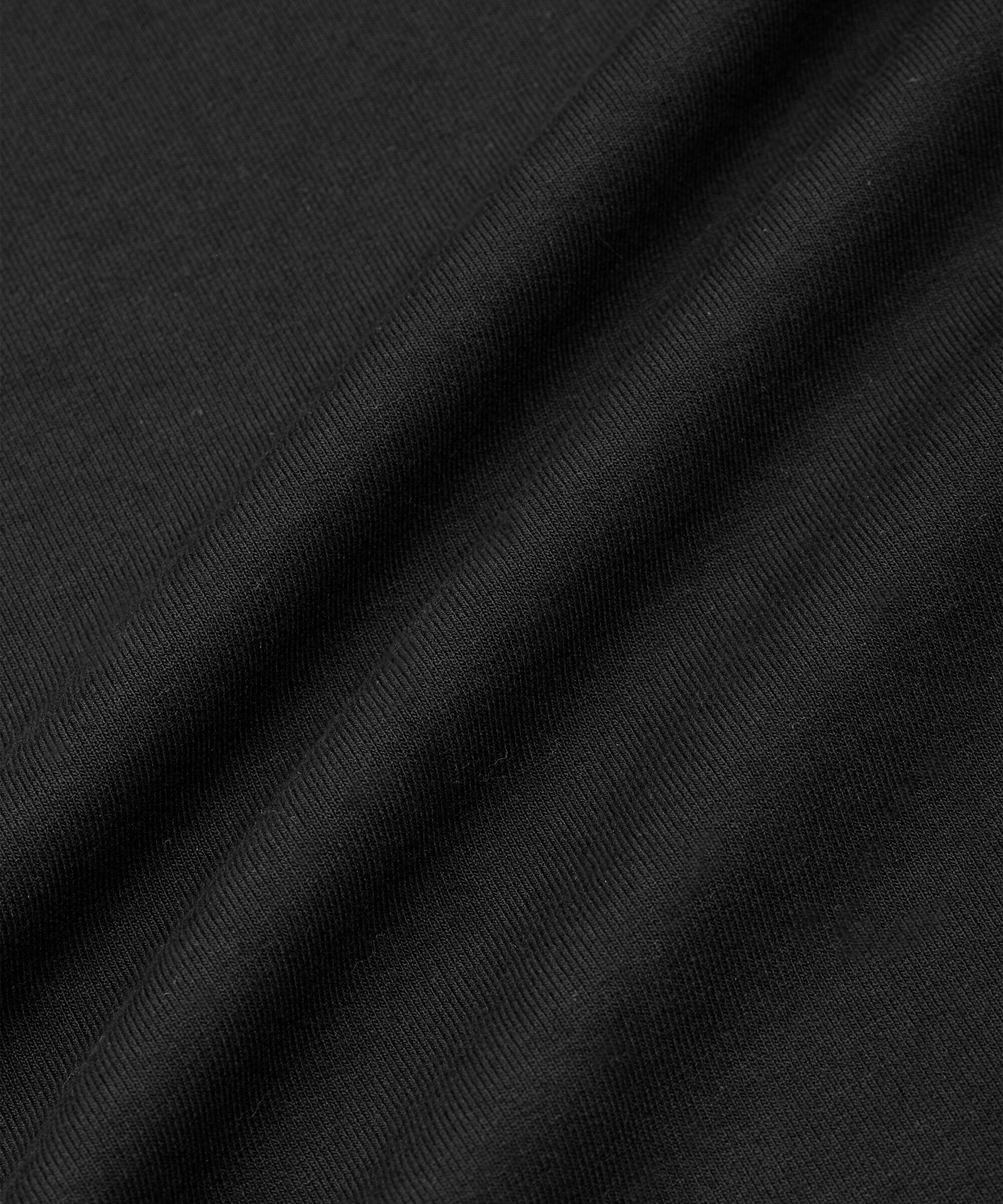 robe casual en jersey à col rond, Black