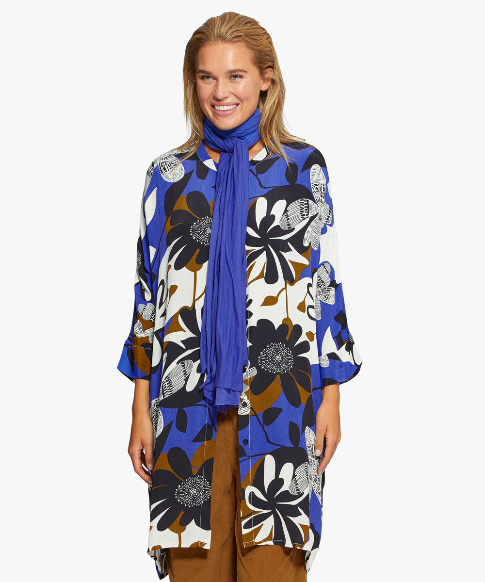 Foulard en modal, Clematis Blue