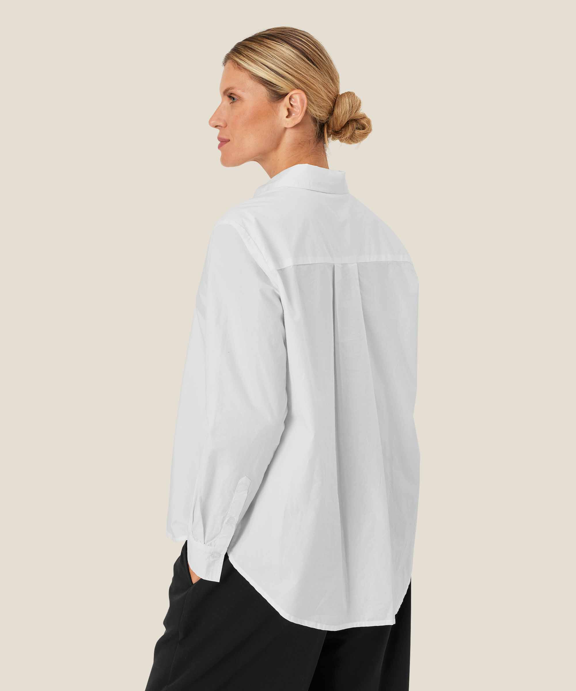Chemise Boutonnée En Coton, White