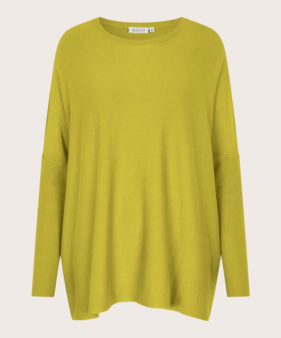 Pull Oversize À Manches Étroites, Burnish Gold