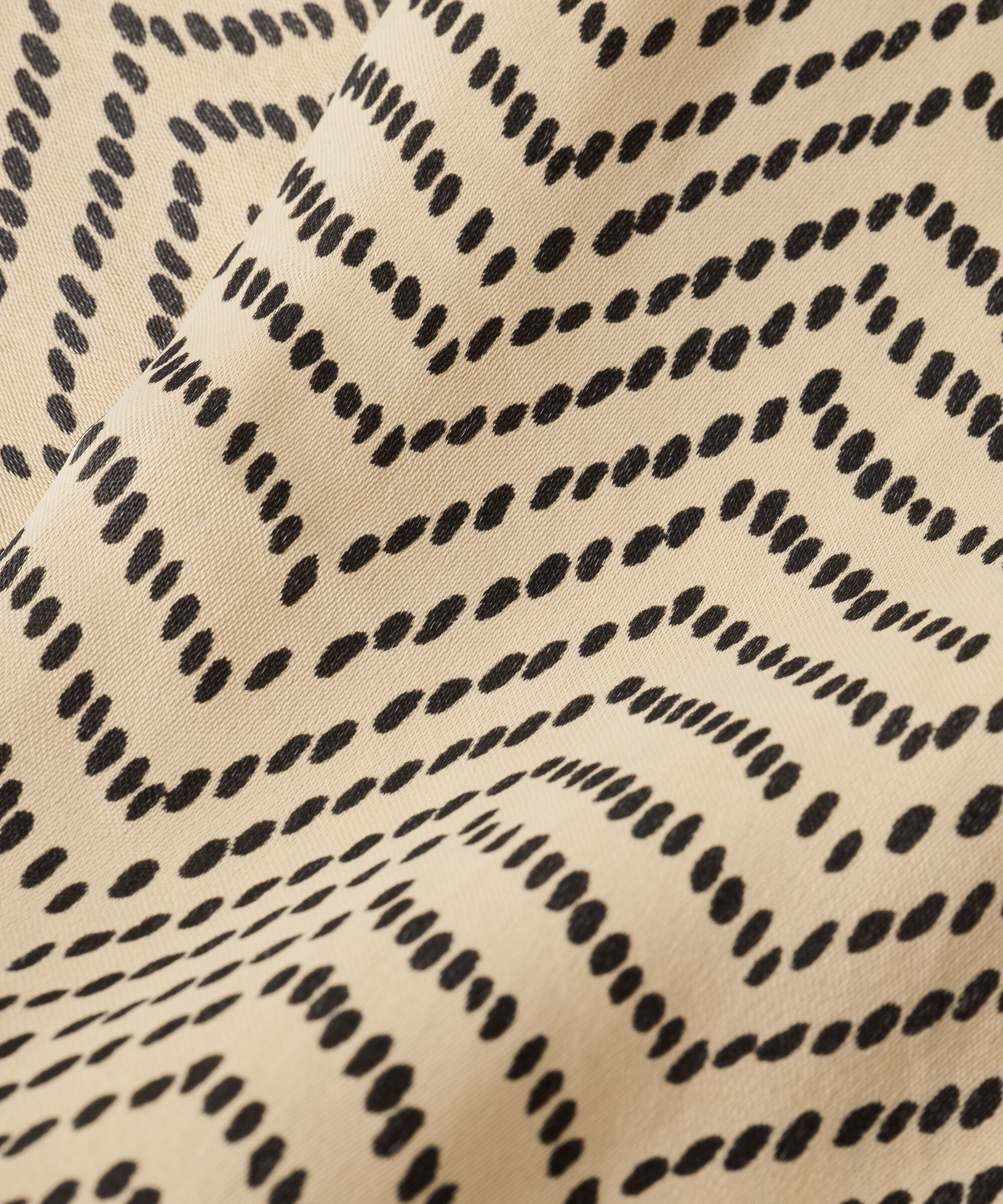 pantalon imprimé en viscose avec taille élastique, Fog