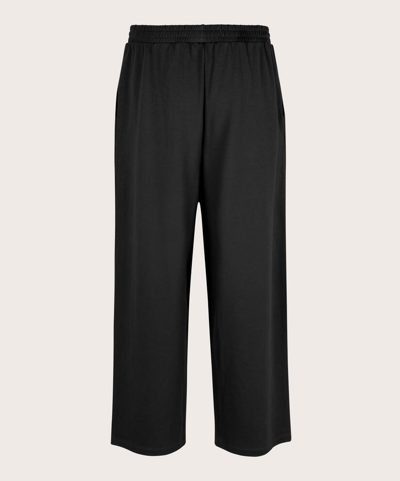 pantalon en jersey avec mollets, Black