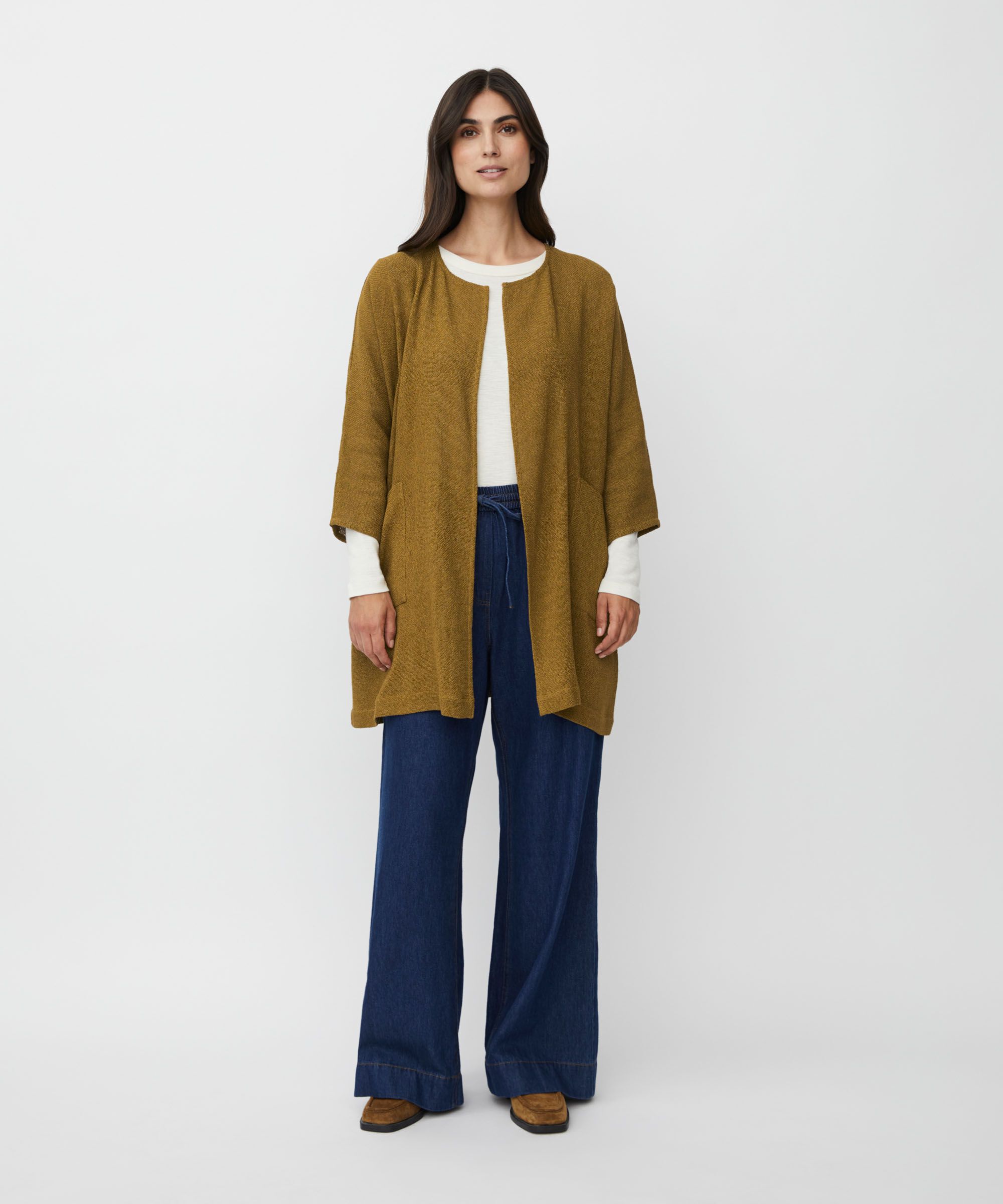 Veste Longue En Bouclé, Breen