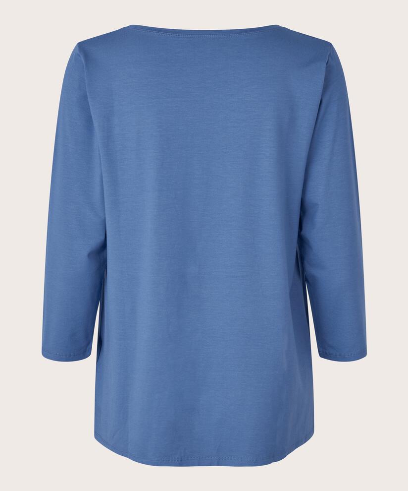 Top En Jersey Á Col Rond, Federal Blue