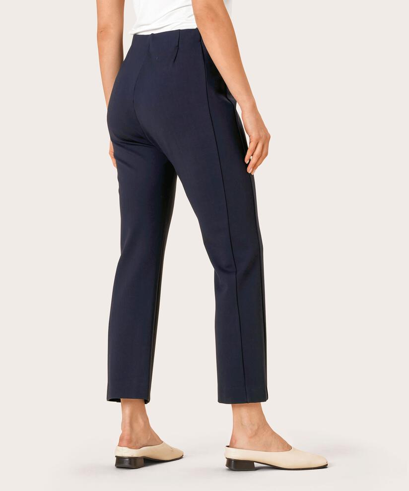 Pantalon Court En Jersey Épais, Navy