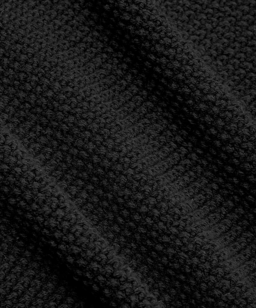 Cardigan en coton à manches 1/2, Black