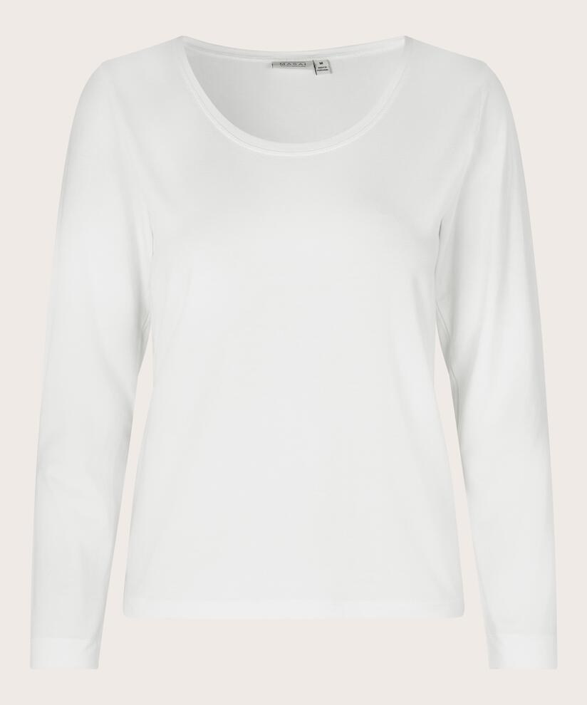 Top En Jersey Doux À Manches Longues, Cream
