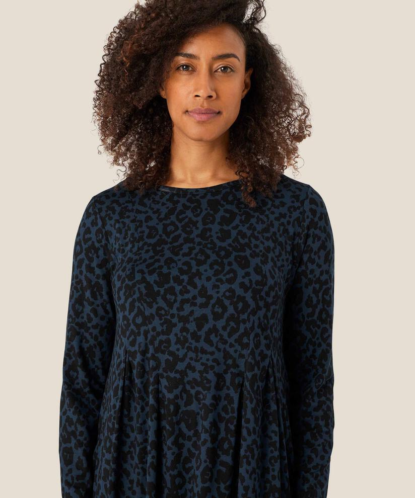 robe en jersey avec plis et poches fendues, Moonlit Ocean