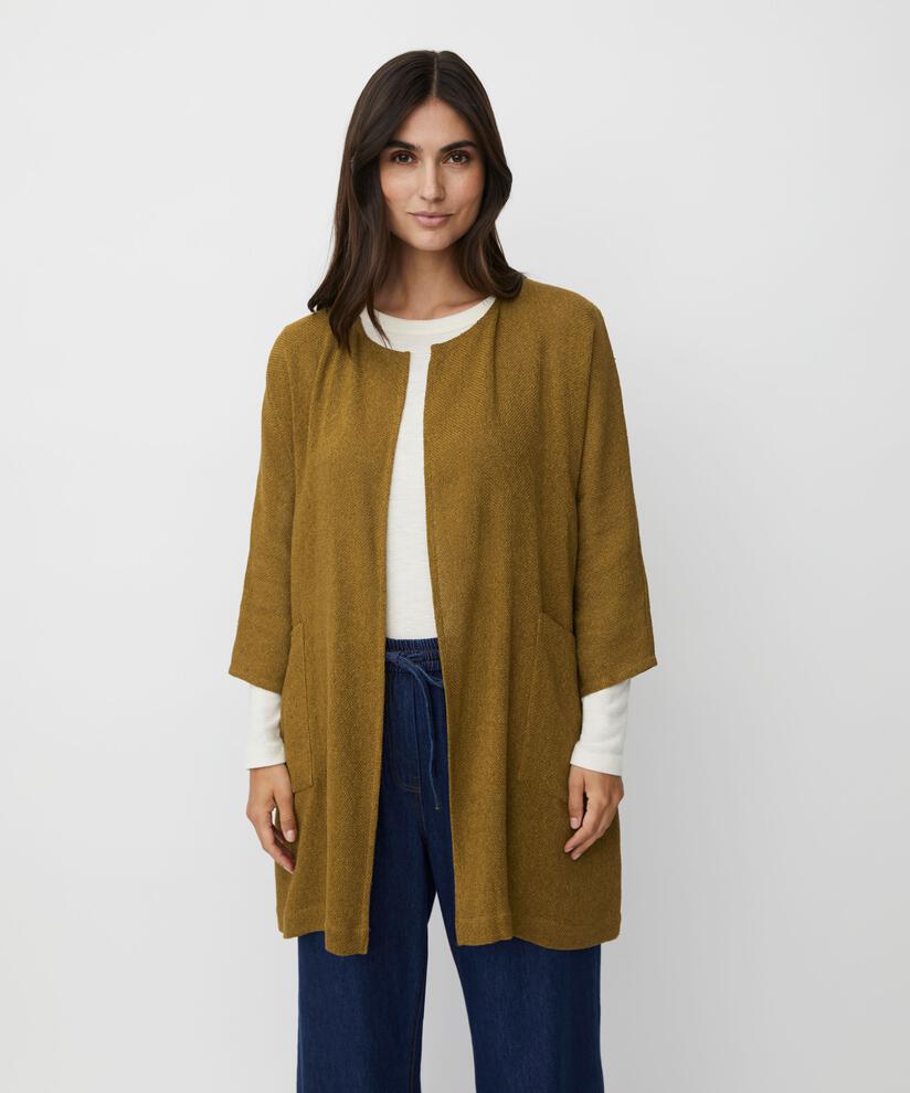 Veste Longue En Bouclé, Breen